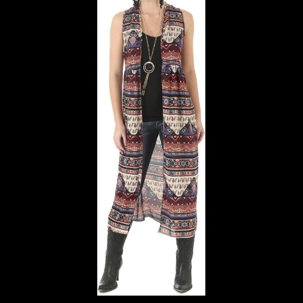 Wrangler Mixed Pattern Duster - Picture 2 of 6